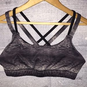 C9 Champion Sz Medium Gray Black Sports Bra